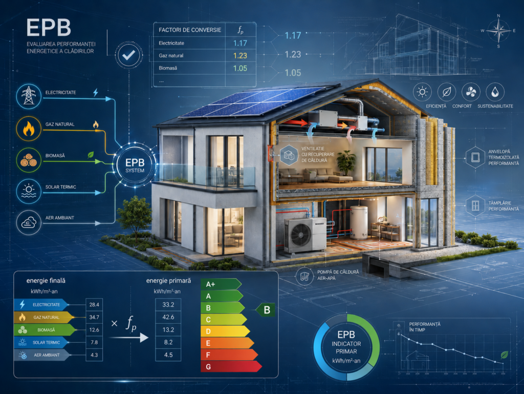Erata C91:2026 la SR EN ISO 52000-1/NA — Noii factori de conversie energie finală în energie primară