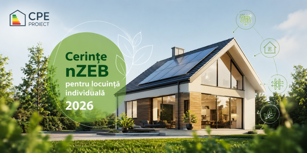 Cerinte nZEB pentru locuinta individuala 2026 — ce verifica autoritatile la DTAC