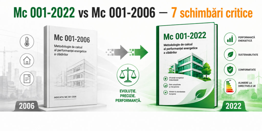Mc 001-2022 vs Mc 001-2006: 7 schimbări critice pentru auditori și proiectanți