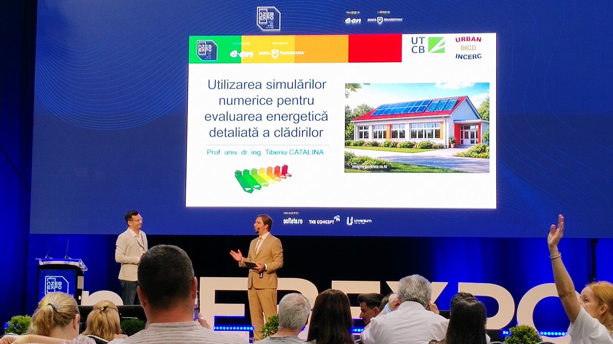 Slide despre utilizarea simulărilor numerice pentru evaluarea energetică detaliată a clădirilor, nZEB Expo 2026